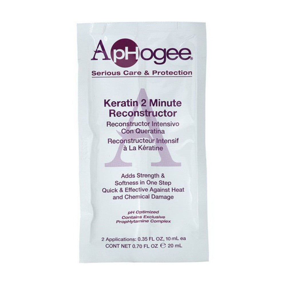 Aphogee Serious Care and Protection Keratin 2 minute Hair Reconstructor, 0.35 Oz